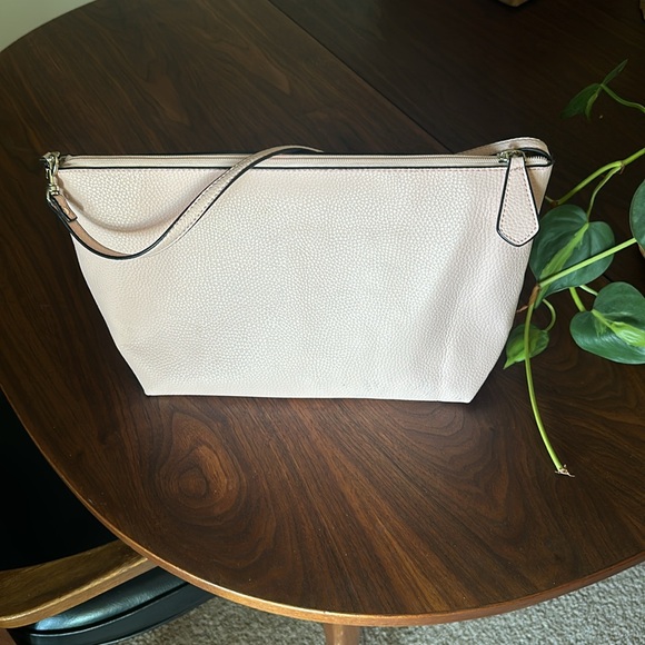 GUESS PINK Pebbled leather-look PURSE - Picture 5 of 9